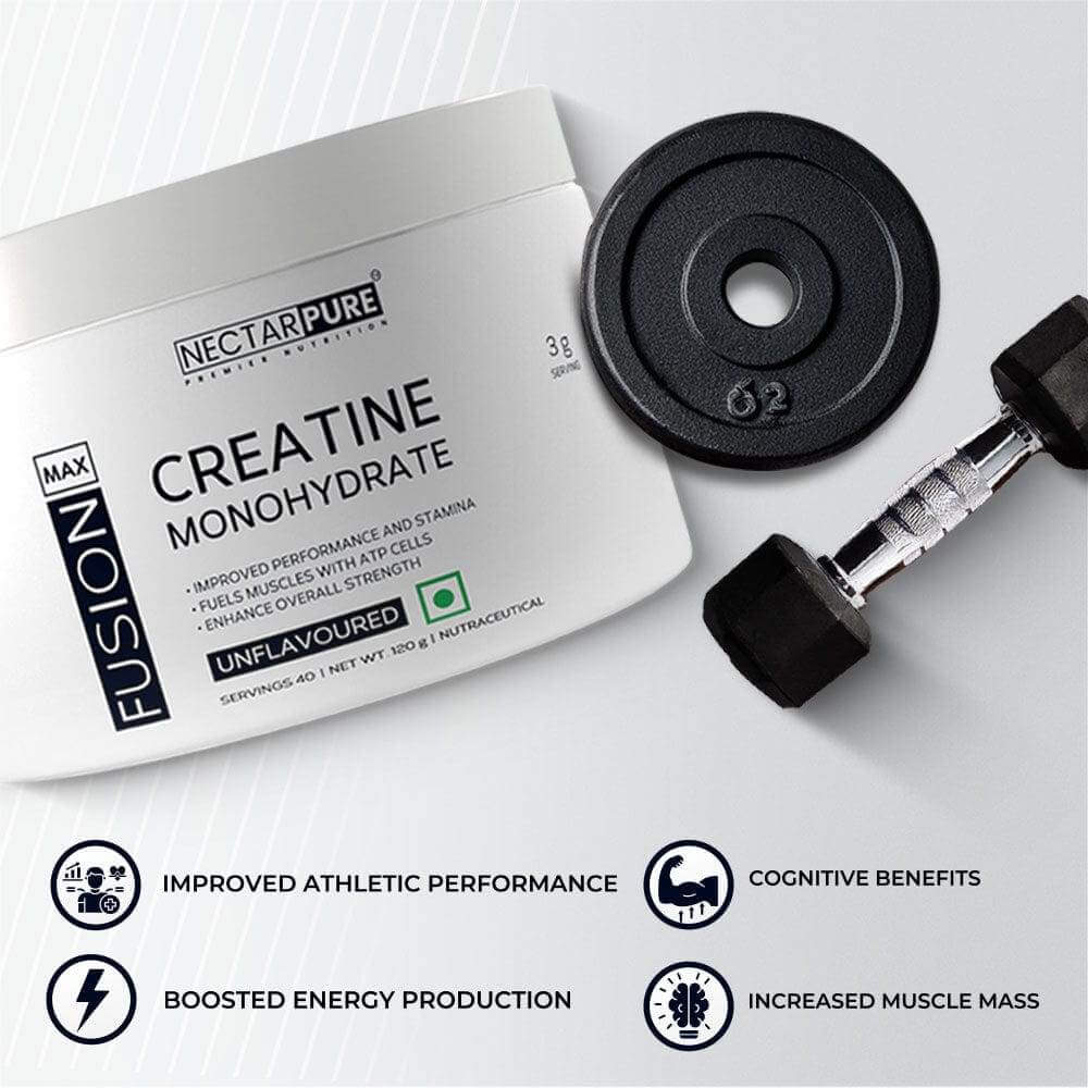 Nectarpure™ FusionMax Micronized Creatine Monohydrate- LAB Tested - Nectarpure