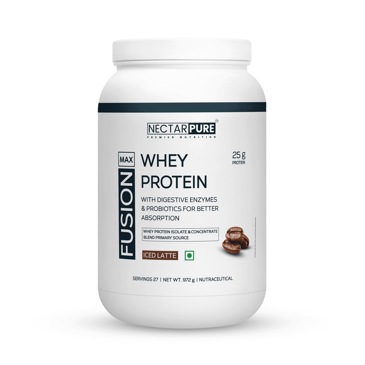 Nectarpure™ FusionMax Whey Protein Powered by BC30™ Probiotics - Nectarpure